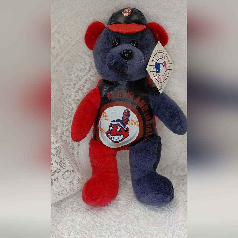 Cleveland Indians Plush Bear By Nanco